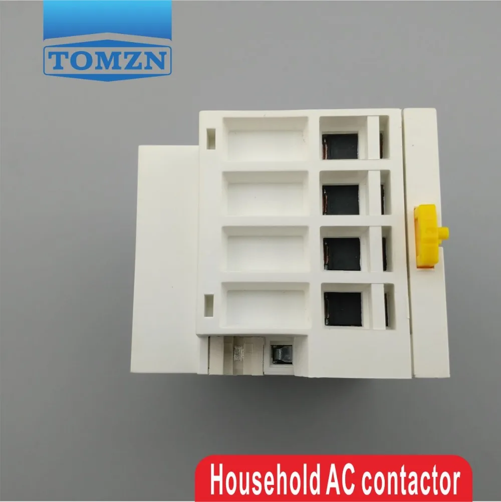 TOCT1 4P 40A 2NC 2NO 220V 400V~ 50/60HZ Din rail бытовой ac Контактор В соответствии с стандартом