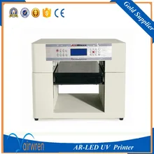 2017 new product a3 size customized add height Flatbed uv printer UV LED printing machine