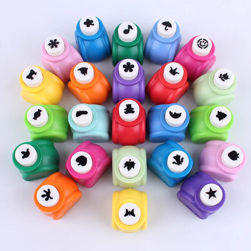 

Baby Drawing Arts and Crafts for Kids Hole Punch Mini Printing Paper Hand Shaper Tag Card Craft DIY Punch Cutter Embossing Tool