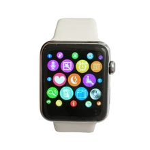 Smartwatch iwo verbesserte 2nd generation mtk2502c 42mm bluetooth smart watch schrittzähler herzfrequenz ekg tester für android iphone