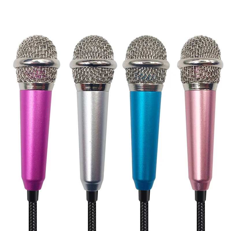 

Handheld Mic Portable Mini 3.5mm Stereo Studio Speech Mic Audio Microphone For the Smart mobile Phone Desktop Accessories