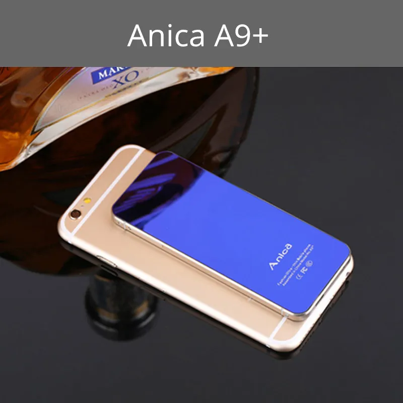 Anica A9+ A9 Plus, две sim-карты, кредитная карта, bluetooth, набор номера, Синхронизация SMS, OLED дисплей, анти-потеря, FM, мини мобильный телефон