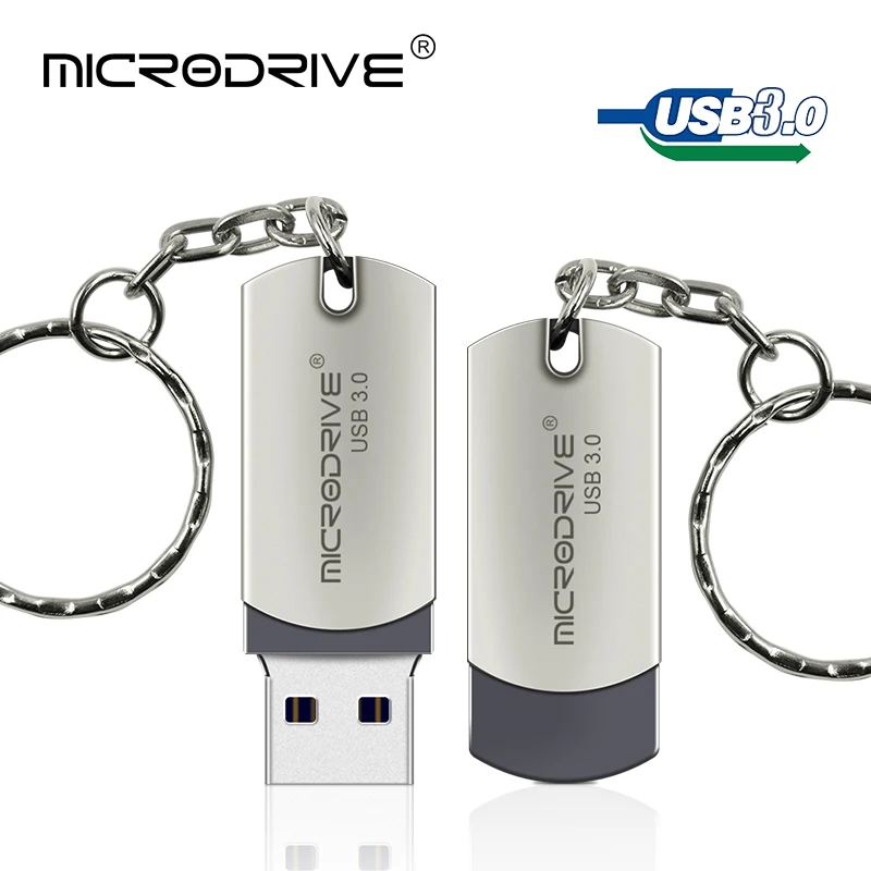 Портативный металлический флеш-накопитель usb3.0, флеш-накопитель 64 ГБ, 32 ГБ, 16 ГБ, 8 ГБ, 4 Гб, флеш-накопитель mini usb 3,0, флеш-накопитель 128 ГБ