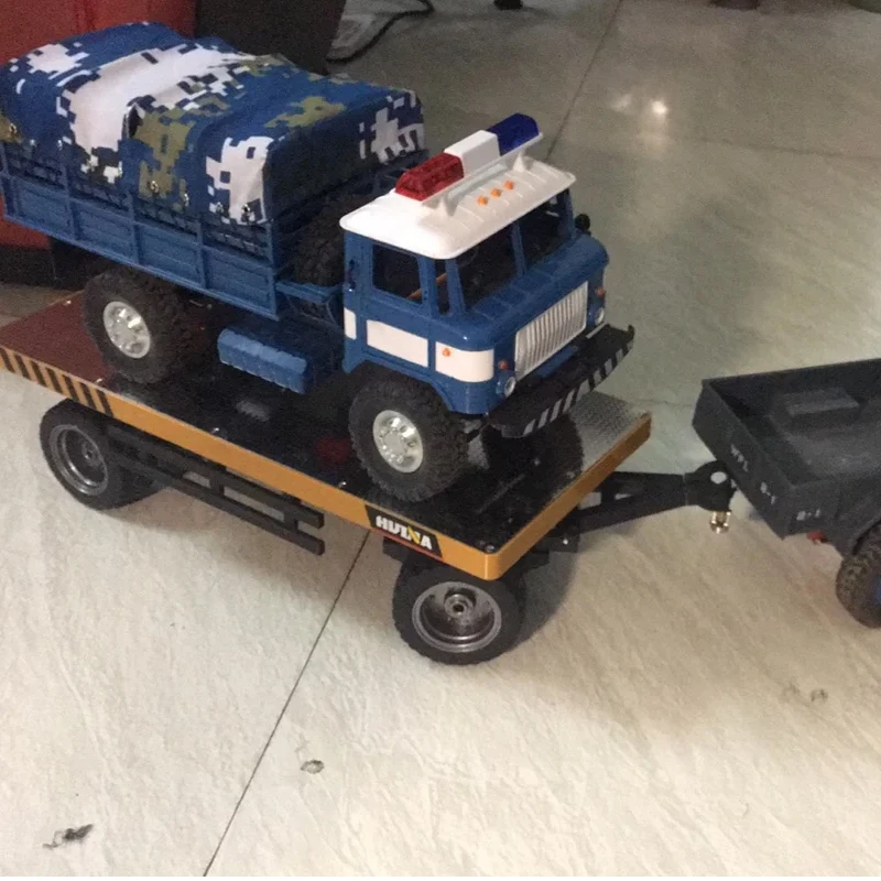 Billig RBR C 110 simulation laden tieflader WPL klettern off road RC fernbedienung auto montage retrofit modell spielzeug