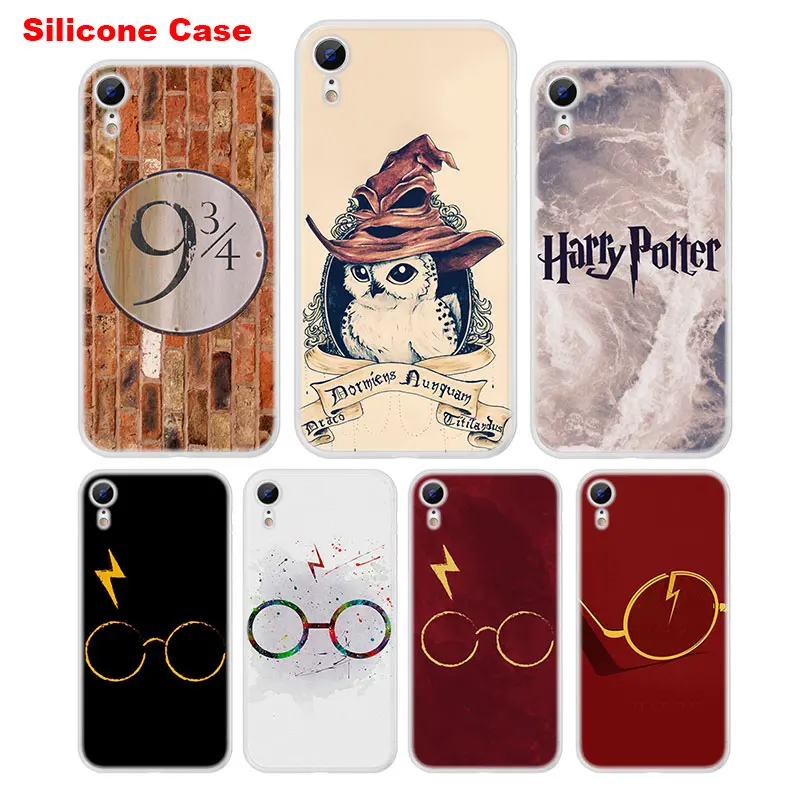 

Matte Silicone Case Poster Harry Potter Fashion Printing for iPhone XS XR Max X 8 7 6 6S Plus 5 5S SE Phone Case Cover