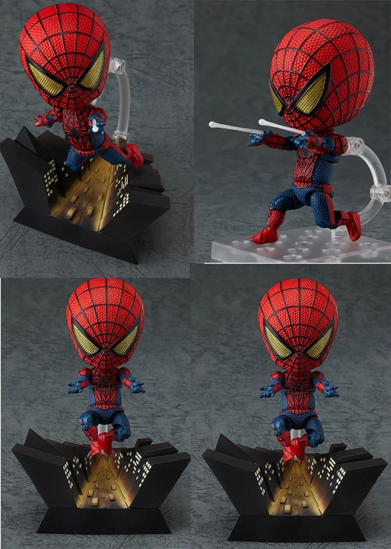 

2016 New Cute Nendoroid 4" Spider-Man Spider Man Spiderman PVC Action Figure Collection Model Toy