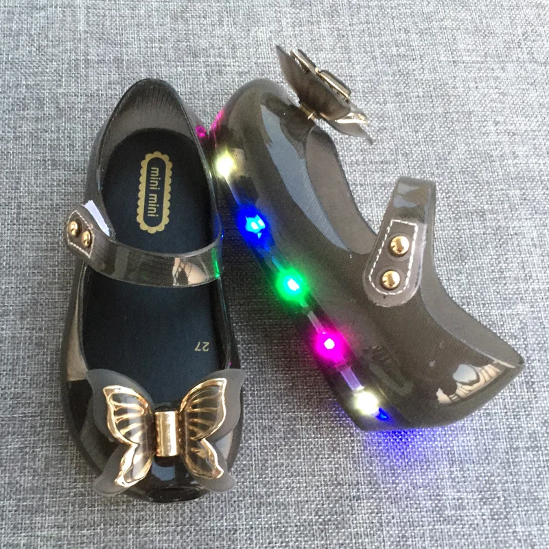 mini melissa light up shoes
