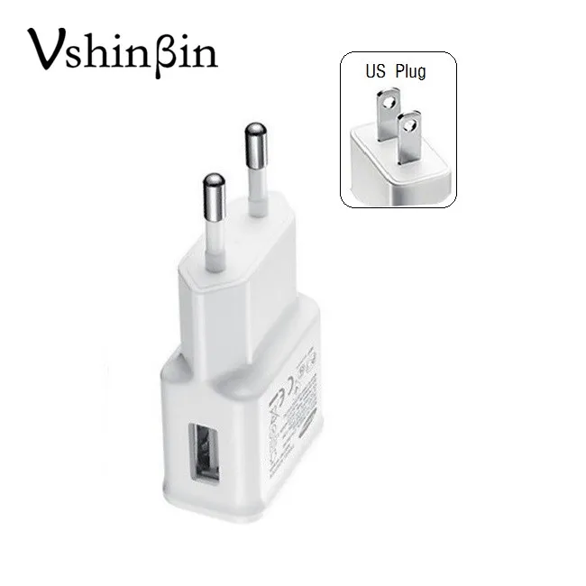 Vshinbin США/ЕС Plug стены USB Зарядное устройство для мобильного телефона iPhone samsung Xiaomi LG huawei смартфон 5 В 2.0A travel Adapter