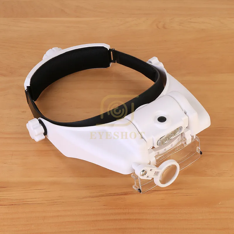 3 светодиодный свет увеличительные защитные очки 3 объектив 6 увеличение старика Чтение/repairwide-угол увеличительное очки VR шлем Оборудование для ремонта часов и ювелирных изделий с