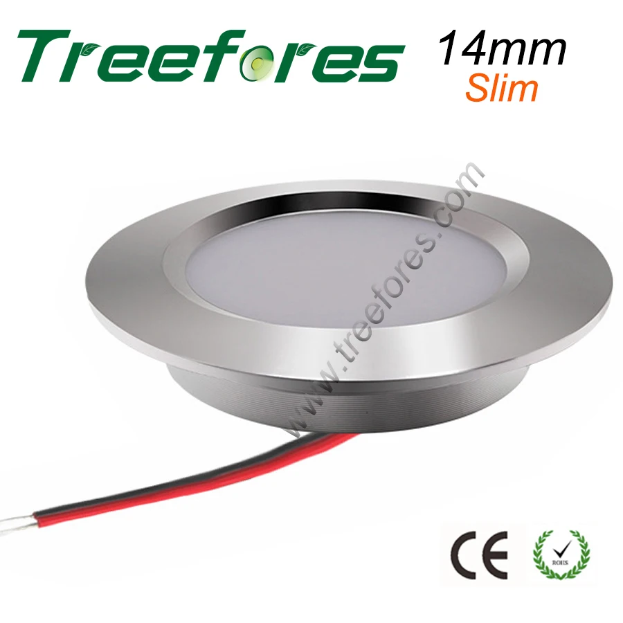 

3W 12V Mini LED Downlight 55mm Cut MINI Spot Light CE RoHS Cabinet Ceiling Lamp H14mm Slim
