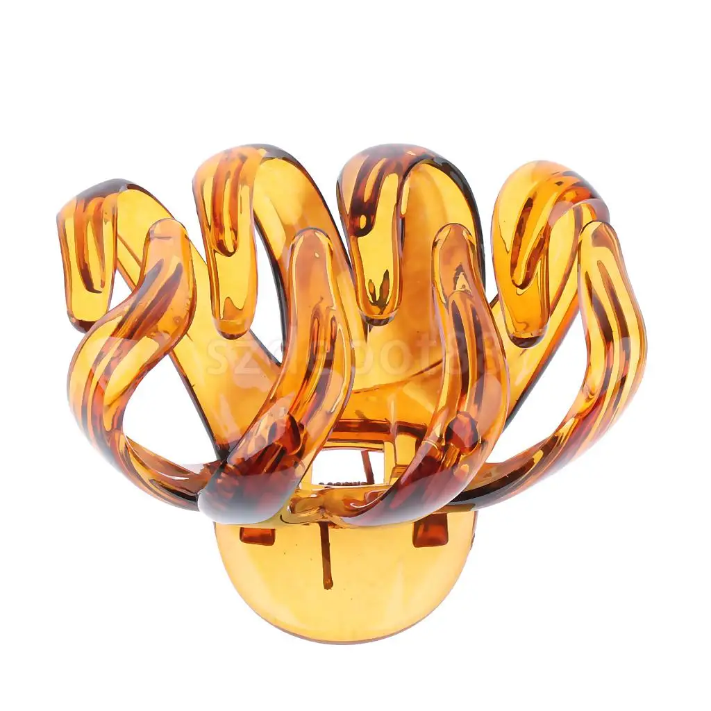 Large Hair Claw Clips Thick Hair Octopus Jaw Plastic Folding Hairpin for Women