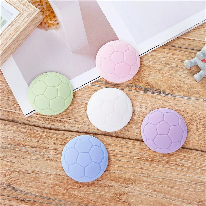 

1pc Colorful Rubber Silencer Door Handle Crash Pad Soccer Basketball Volleyball Shape Bumper Buffer Guard Stopper Wall Protector