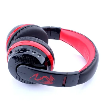 

Max666 Bluetooth Headphone Stereo Wireless Earphones Active Noise Cancelling Headset with Mic Support FM/SD Card for Phone PC Ta