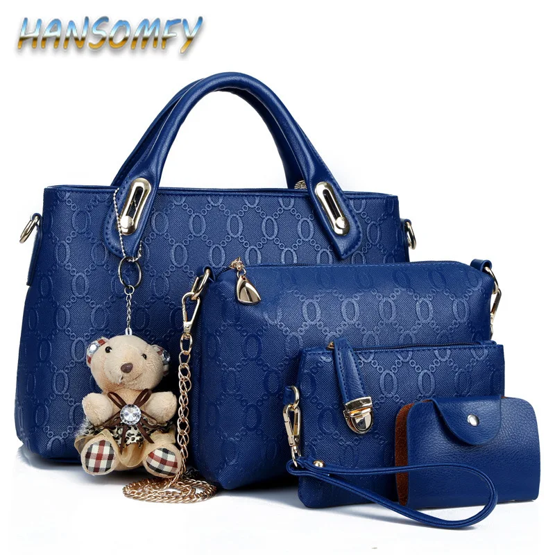 

HANSOMFY 2019 Korean Version of The Fashion Trend of Four-Piece Ladies Women Bag Shoulder Oblique Cross Messenger Bag LZ-31