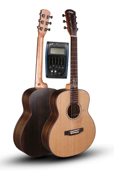 

Professional 38" gsmini Acoustic Guitars,Solid Spruce Top/Rosewood Body guitarra eletrica With LCD Pickup