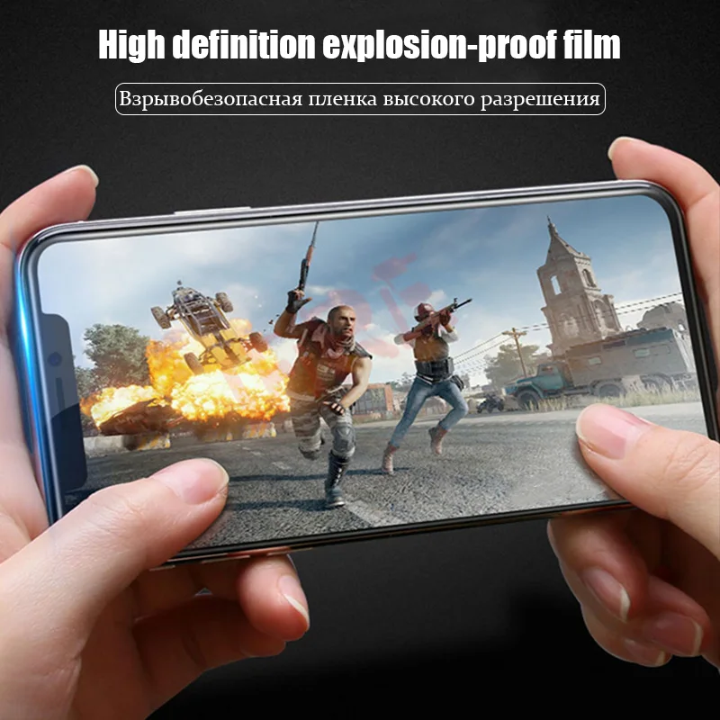 9D полное покрытие краев закаленное стекло для iPhone X 7 6 8 Plus изогнутая Защитная