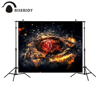 

Allenjoy photography backdrop Horrible terrible zombie red eyes Halloween background for photo studio camera fotografica