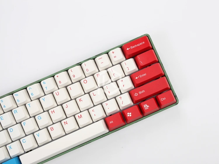 Taihao abs double shot keycaps для diy игровой механической клавиатуры цвет Капитан Америка красный синий белый