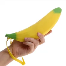 Модный Милый Kawaiiart фрукт Банан Женский кошелек для девочек Многоцветный силиконовый кошелек для монет кошелек детский подарок