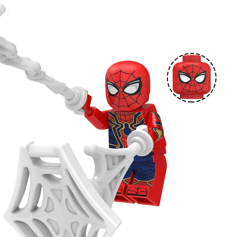 Человек-паук вдали от дома фигурка супергероя Mysterio Человек-паук Нуар гвеном строительные блоки кирпичи игрушки для детей kt1027 - Цвет: XP196