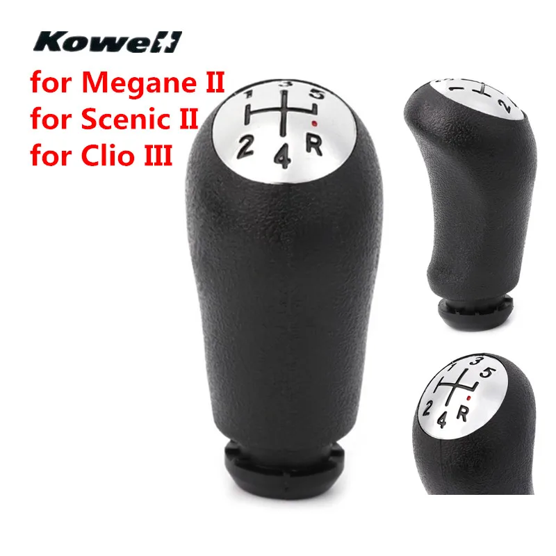 5 Speed MT Gear Shift Knob Shifter Lever for Renault Clio III MK3 05 09