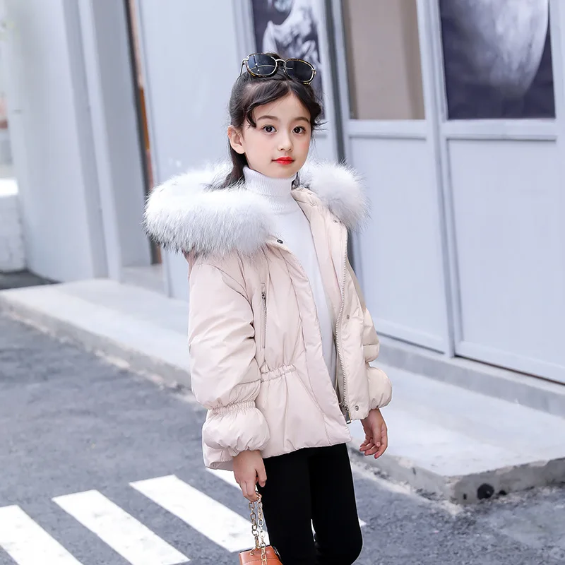 

Kids Down Jacket Hooded Winter Warm Parka Russian Toddler Girls Winter Coats and Jackets Thick Children's Winter Coat with Fur 6