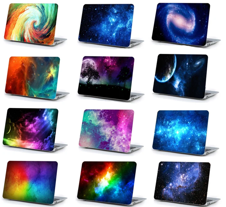 Color printing Hardshell Hard Case With Keyboard Skin Cover For Newest MacBook Air 11 13 Pro Retina Touch Bar 12 13 15 Inch