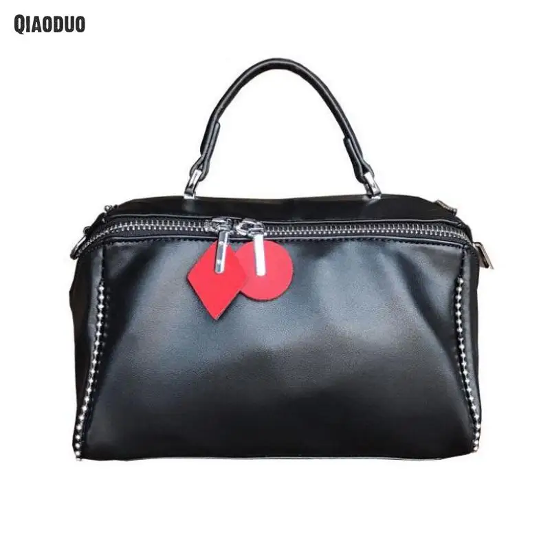 

Sheepskin Soft Leather Women Bag Black Sac A Main Bolsa Feminina Crossbody Bags For Women Messenger Bag Tote Leather Handbags