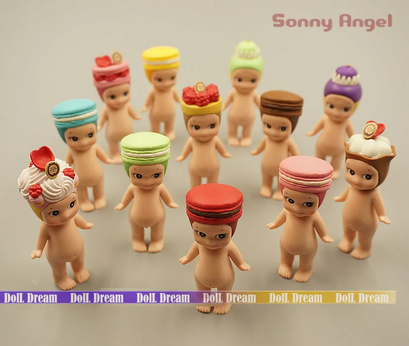 7-8 см 12 шт./лот Kawaii Cute Macaron французский десерт Sonny Angel Набор фигурок лучшие