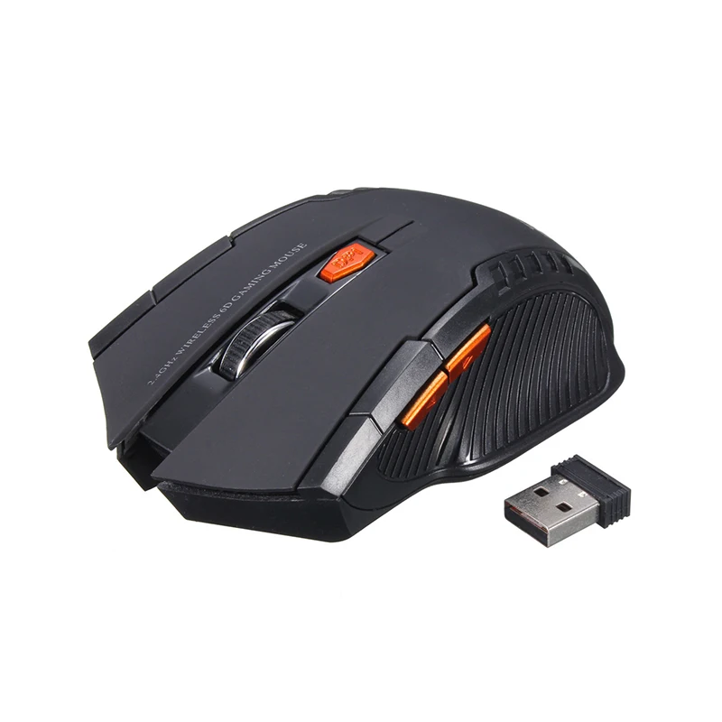 coolcold 2000 DPI gaming mouse for computer ergonomic optical PC wireless Mouse Gamer with 2.4GHz usb Receiver for laptop game 1