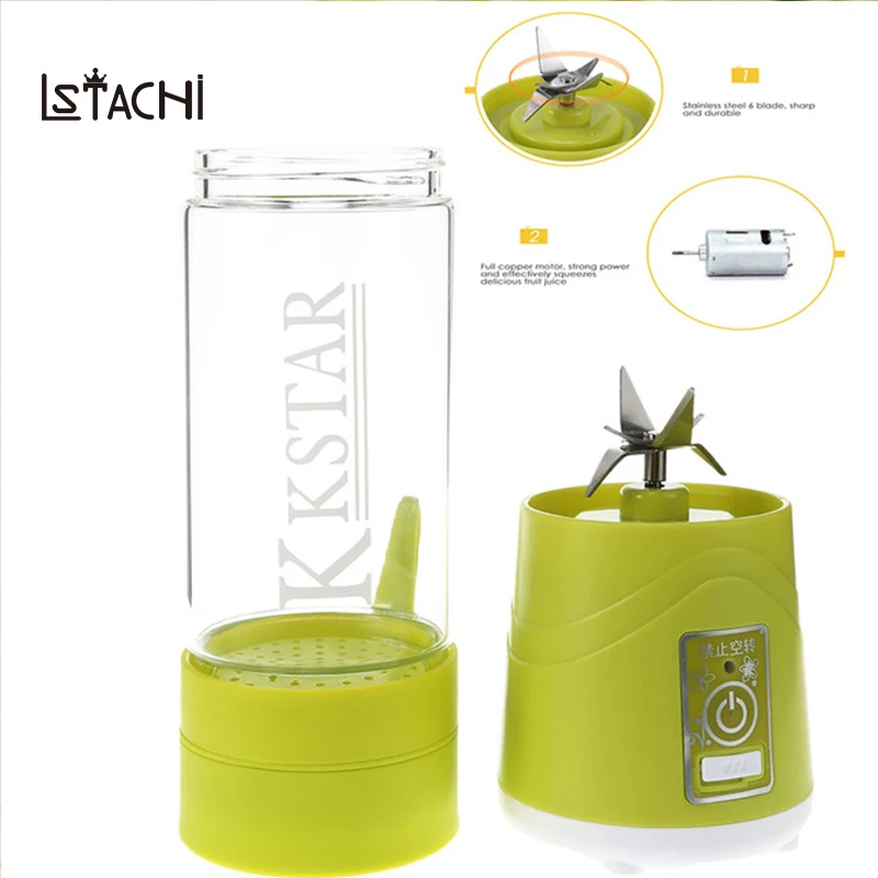 

LSTACHi Multifunctional Portable Juicer Blender USB Rechargeable Juice Extractor Machine With Stainless Steel