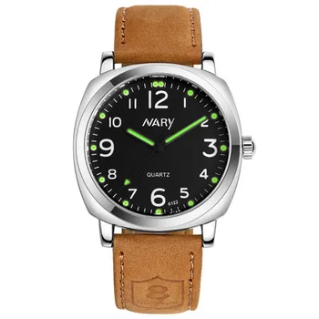 

Gofuly Luxury Design Vintage Waterproof Men Watches Noctilucent Leather Strap Sport Quartz Army Watch New Wholesale