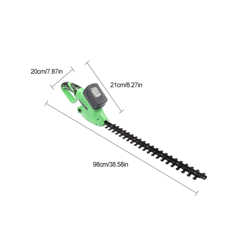 18 в беспроводной кусторез литий ионный беспроводной электрический двойного действия хедж триммер для хедж триммер садовые кустарники