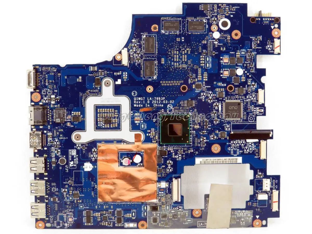 Promo  Laptop Motherboard For Lenovo G780 QIWG7 LA-7983P DDR3 HM76 GT635M 2GB non-integrated graphics card