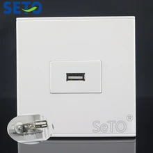 SeTo 86 Тип с отдельным портом, USB Ассорти панель настенная пластина разъем Keystone Лицевая панель