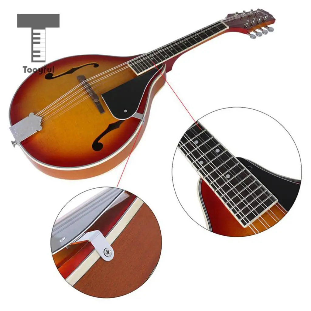Tooyful IRIN стиль 8 струнные акустические электрические мандолины Sunburst еловые инструменты