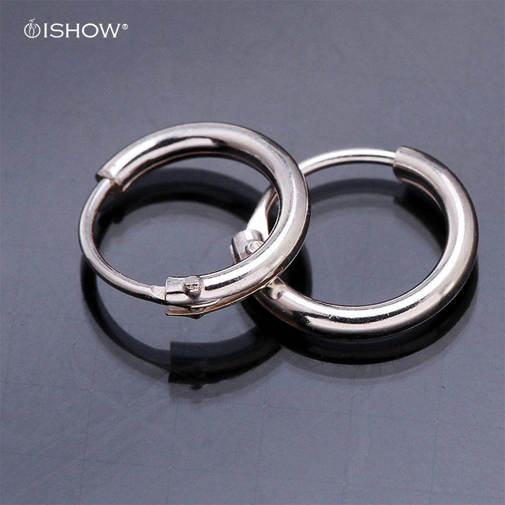 New 925 sterling silver earring hinged sleeper earrings 8 11mm small