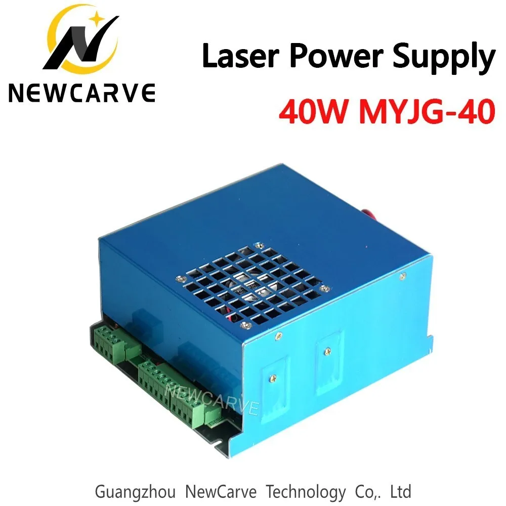 40 Вт Лазерный источник питания для CO2 лазерной гравировки, резки 35-50 Вт MYJG-40