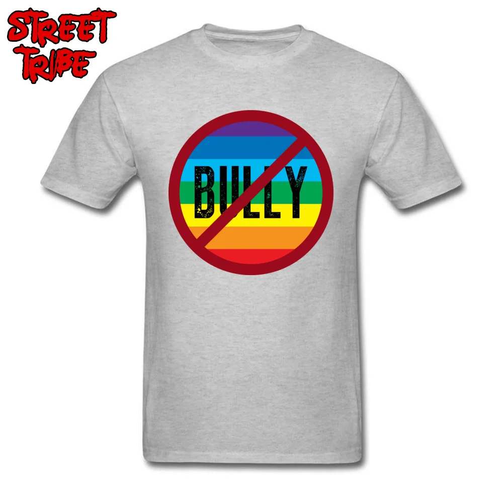 Fashion Men T-Shirt Bully Personalized Tops Shirt Pure Cotton Short Sleeve comfortable Tee-Shirt Round Neck Free Shipping Bully grey