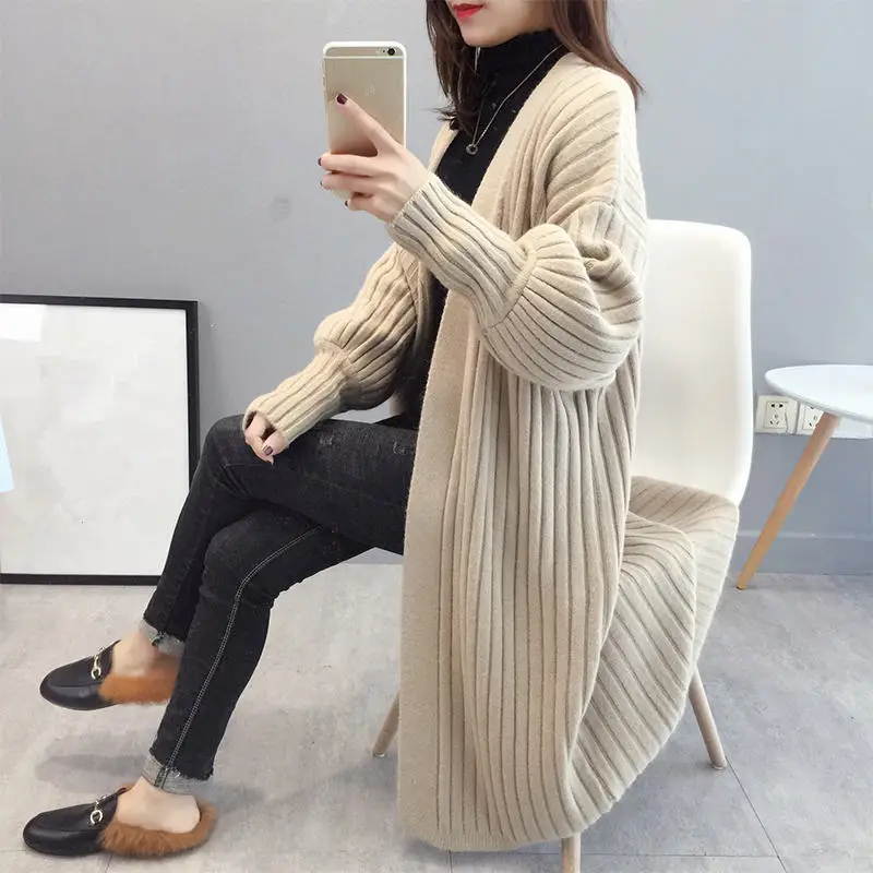

Sweater Coat Women Spring Autumn Long Sleeve Long Cardigan Women Jumper Knit Women Sweater Fashion Cardigan Jacket Female C5232
