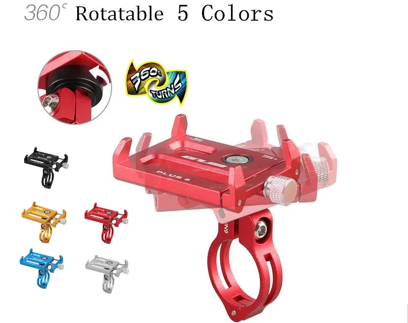 

GUB Phone Holder smartphone mobilephone 360 Rotating MTB Bicycle Motorcycle Support GPS Mount for Bike Bike Beyond G85 G86
