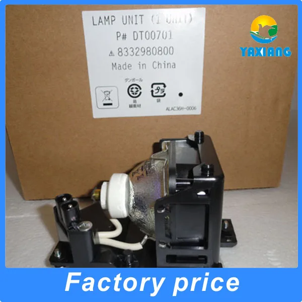 

Original DT00701 Projector lamp with housing for Hitachi CP-RS56+ CP-RS57 CP-RX60 CP-RX60Z CP-RX61 CP-RX61+ PJ-LC7 projectors