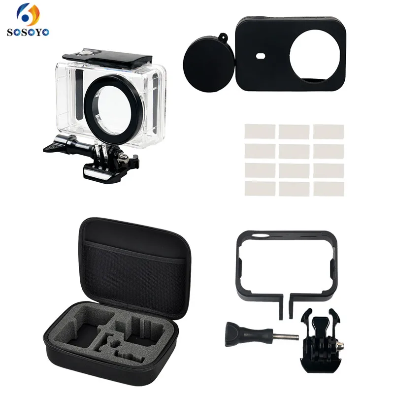 Waterproof Case Housing Silicone case protective Frame shell Portable storage bag Box For Xiaomi Mijia Camera Accessories set |