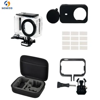 

Waterproof Case Housing Silicone case protective Frame shell Portable storage bag Box For Xiaomi Mijia Camera Accessories set