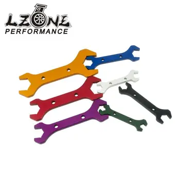 

LZONE - AN Aluminum WRENCH HOSE Fitting tool aluminum Spanner DOUBLE ENDED AN3-AN20(7PCS/SET) JR-SLW0611-SET