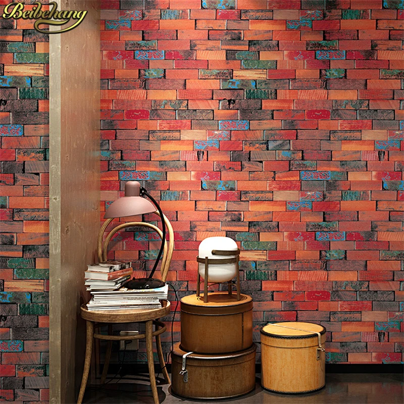 

beibehang Antique wood wallpaper hotel restaurant hotel clothing store wallpapers for living room TV background wall paper roll