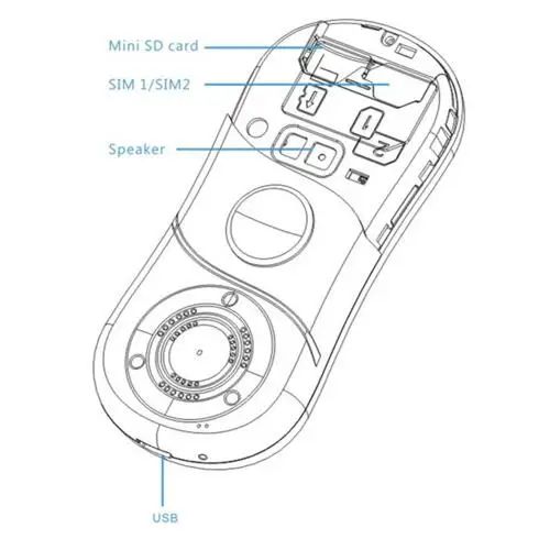 1 3 дюймов две sim карты GPRS Bluetooth FM радио Ручной Спиннер мобильный телефон русская