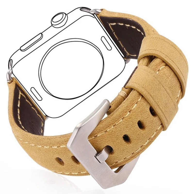 band for apple watch Series 1 2 Quality Cow Leather strap