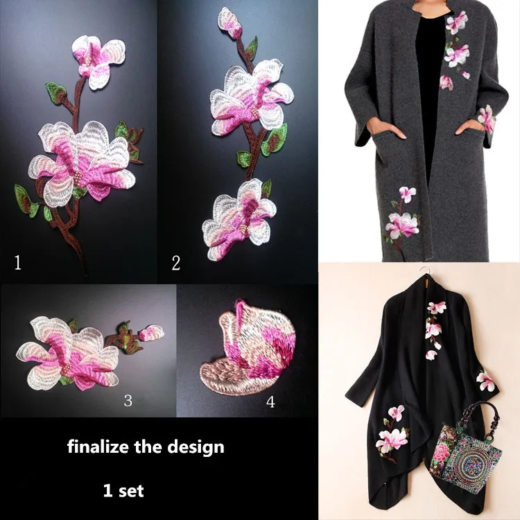 Нашивка с комбинацией букв кружева маленький цветок Кружевная аппликация на воротник вышивка ткань DIY пришить Аппликация патч аксессуары для одежды