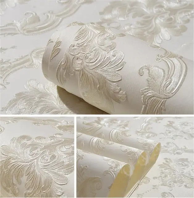 beibehang Embossed embossed Luxury Wall paper Home Decor Background